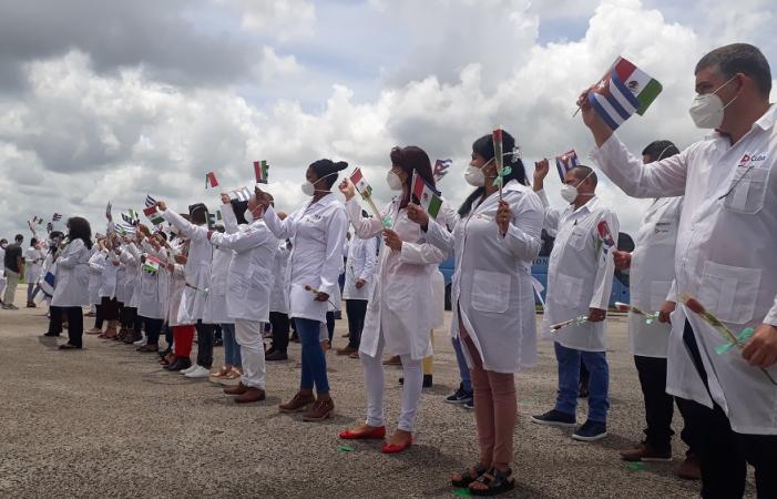 cuba, mexico, covid-19, medicos cubanos, contingente henry reeve, andres manuel lopez obrador