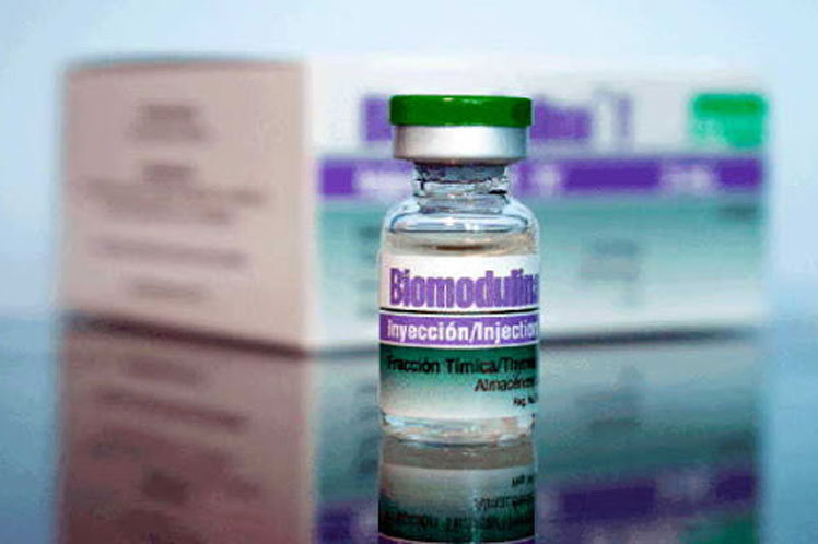 La Biomodulina T figura entre los  productos presentados a expertos uzbecos. (Foto: PL)