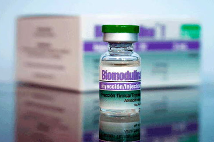 La Biomodulina T figura entre los productos presentados a expertos uzbecos. (Foto: PL)