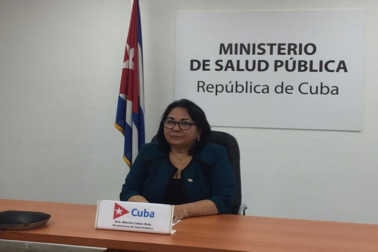 La viceministra cubana Marcia Cobas defendió el derecho de la isla a ser electa para el Comité Ejecutivo de la OPS. (Foto: PL)