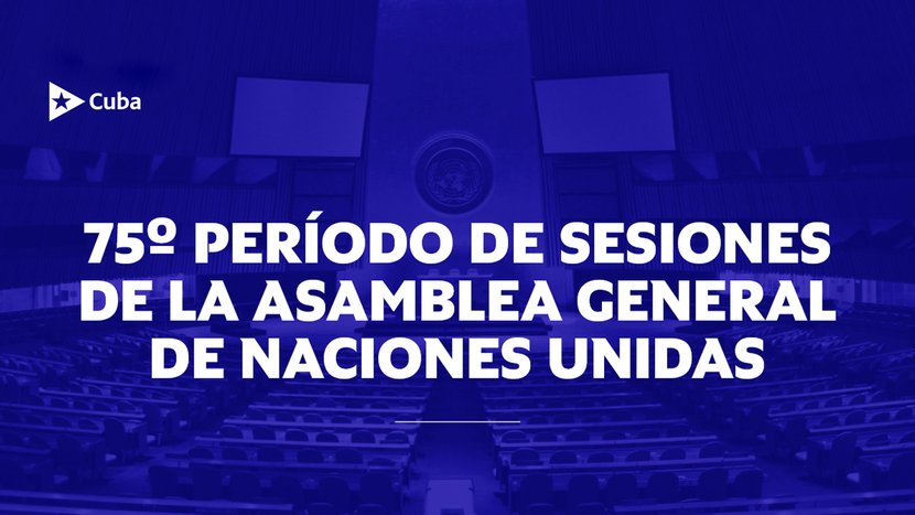 La isla intervendrá en el Debate General y en los eventos de  alto nivel que tendrán lugar. 