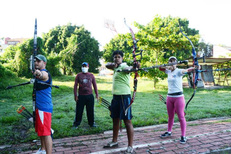 sancti spiritus, tiro con arco