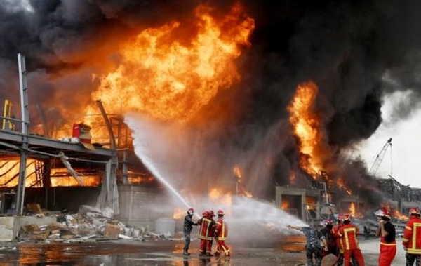 libano, beirut, incendio, desastres naturales