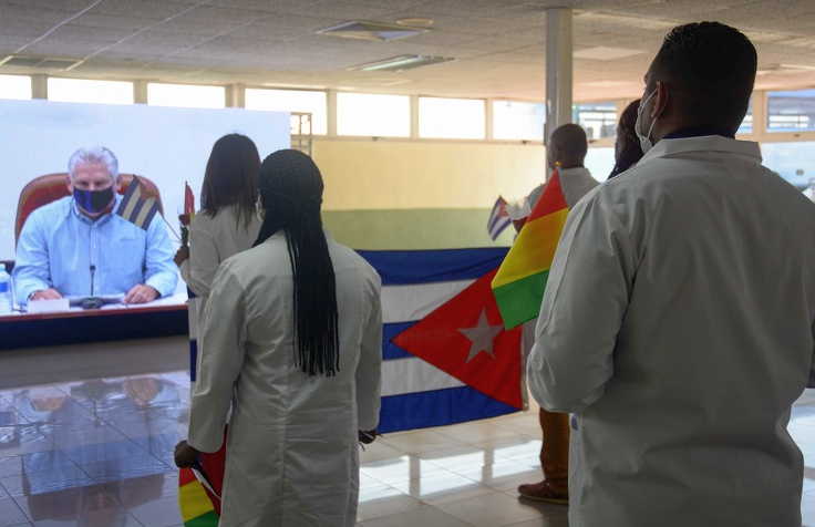 cuba, miguel diaz-canel, guinea conakry, contingente henry reeve, medicos cubanos, pandemia mundial