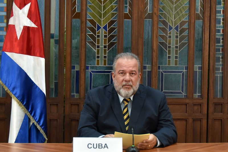 cuba, onu, asamblea general de la onu, covid-19, coronavirus, manuel marrero, primer ministro de cuba