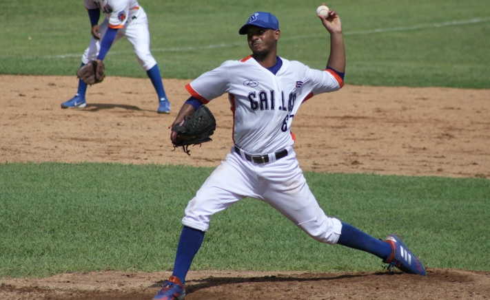 sancti spiritus, serie nacional de beisbol, 60 snb, gallos 60 snb, yamichel perez