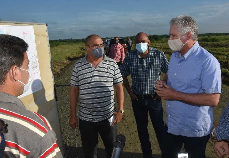 villa clara, miguel diaz-canel, presidente de la republica de cuba, visita gubernamental