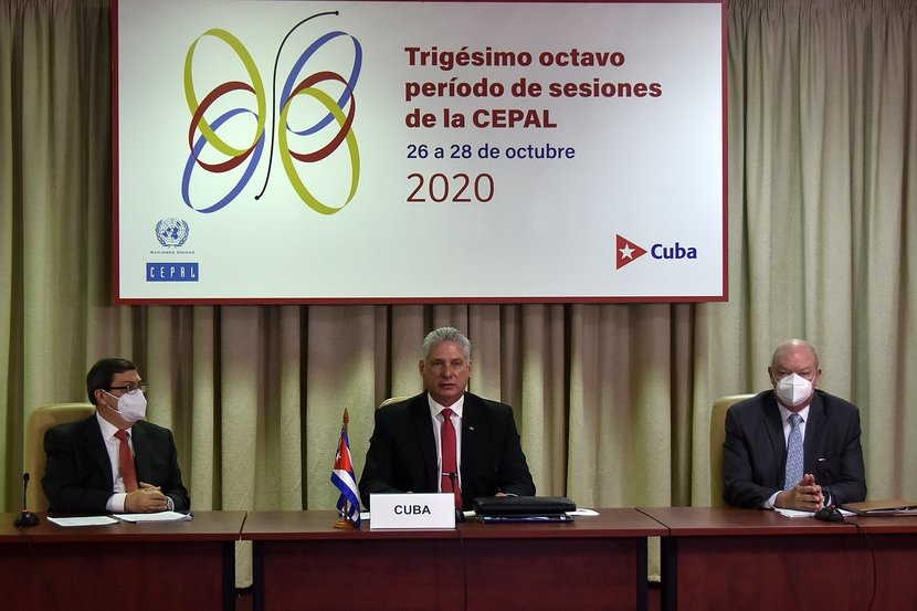 cuba, cepal, comision economica para america latina y el caribe, cuba-cepal, miguel diaz-canel, presidente de la republica de cuba