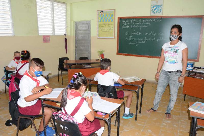 En las más de 290 escuelas de la Enseñanza Primaria en Sancti Spíritus finalizó el curso escolar 2019-2020.