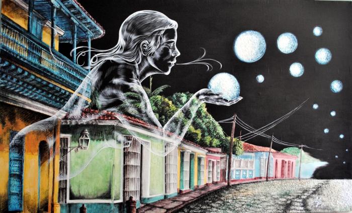 sancti spiritus, artes plasticas, yudit vidal, trinidad