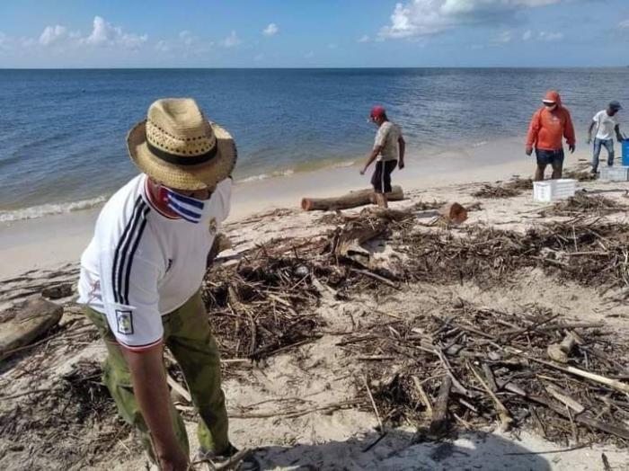 trinidad, playa ancon, peninsula de ancon, tormenta tropical eta, desastres naturales, intensas lluvias en sancti spiritus