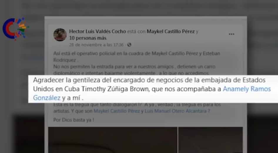 La participación directa de diplomáticos estadounidenses en sucesos de este tipo es confirmada por los propios "beneficiados" en las redes sociales.