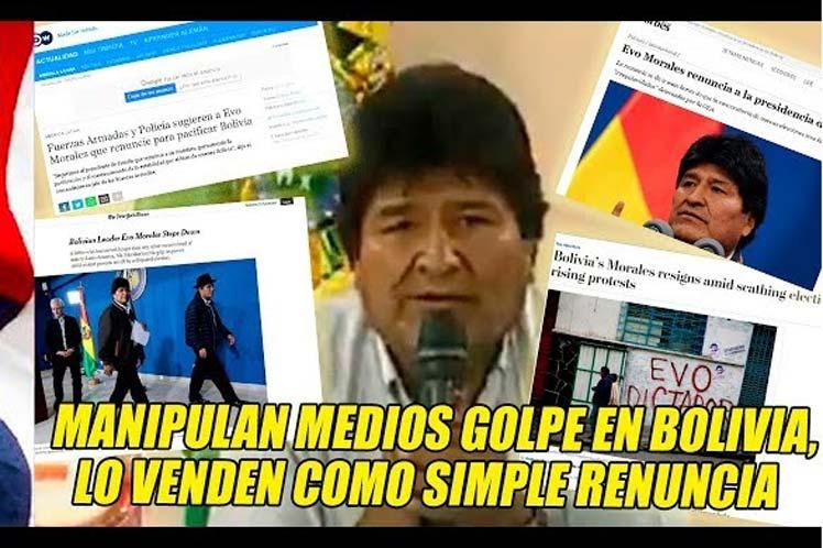 bolivi, golpe de estado, evo morales, medios de difusion masiva