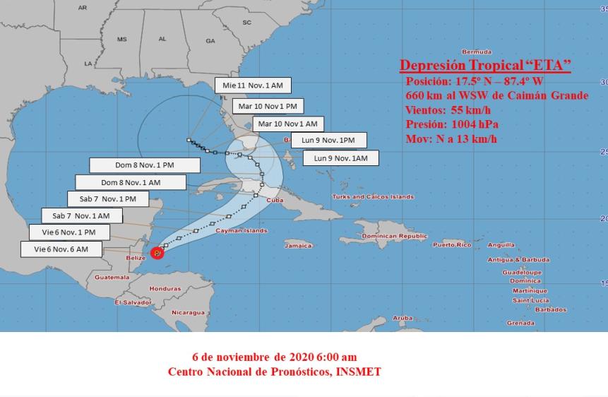 cuba, zeta, lluvias, tormenta tropical, ciclones, huranes, desastres naturales