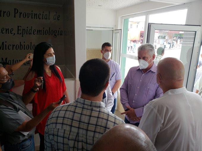 matanzas, visita gubernamental, miguel diaz-canel, presidente de la republica de cuba, zafra azucarera, agricultura, salud publica, covid-19