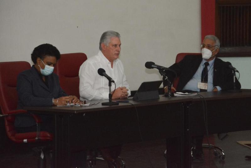 cuba, ciencia cubana, miguel diaz-canel, presidente de la republica de cuba, covid, centros cientificos