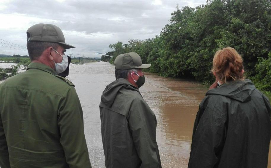 sancti spiritus, lluvias en sancti spiritus, desastres naturales, defensa civil, consejo de defensa, ciclones