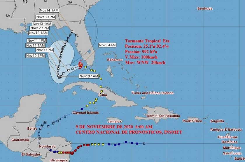 cuba, insmet, meteorologia, tormenta tropical eta