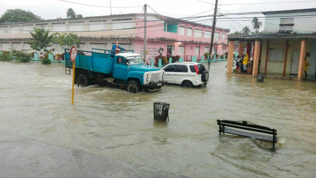 yaguajay, lluvias en sancti spiritus, tormenta tropical eta, defensa civil, consejo de defensa