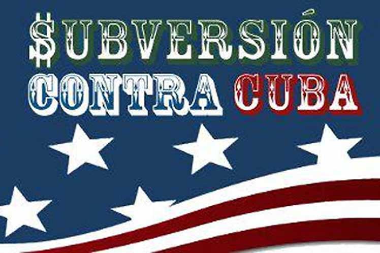 El propio Departamento de Estado reconoce la entrega de fondos para programas de subversión contra Cuba.