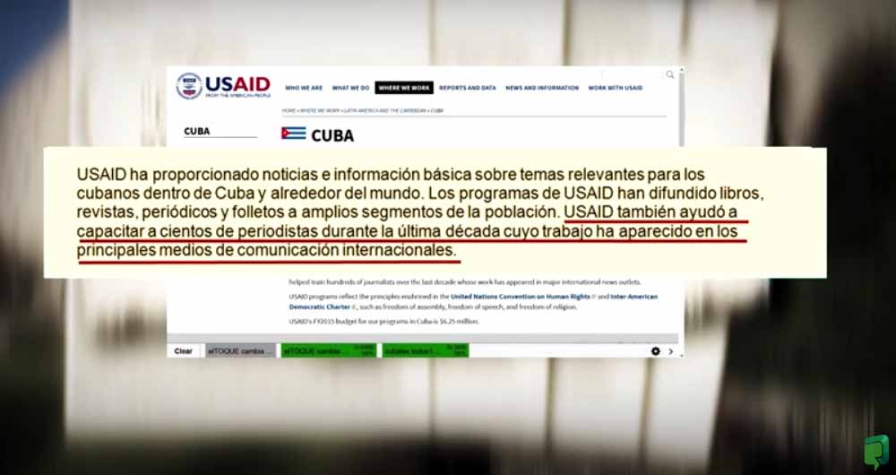 Razones de Cuba denunció la implicación de organizaciones de Estados Unidos para el bombardeo mediático sobre la mayor de las Antillas en la web.