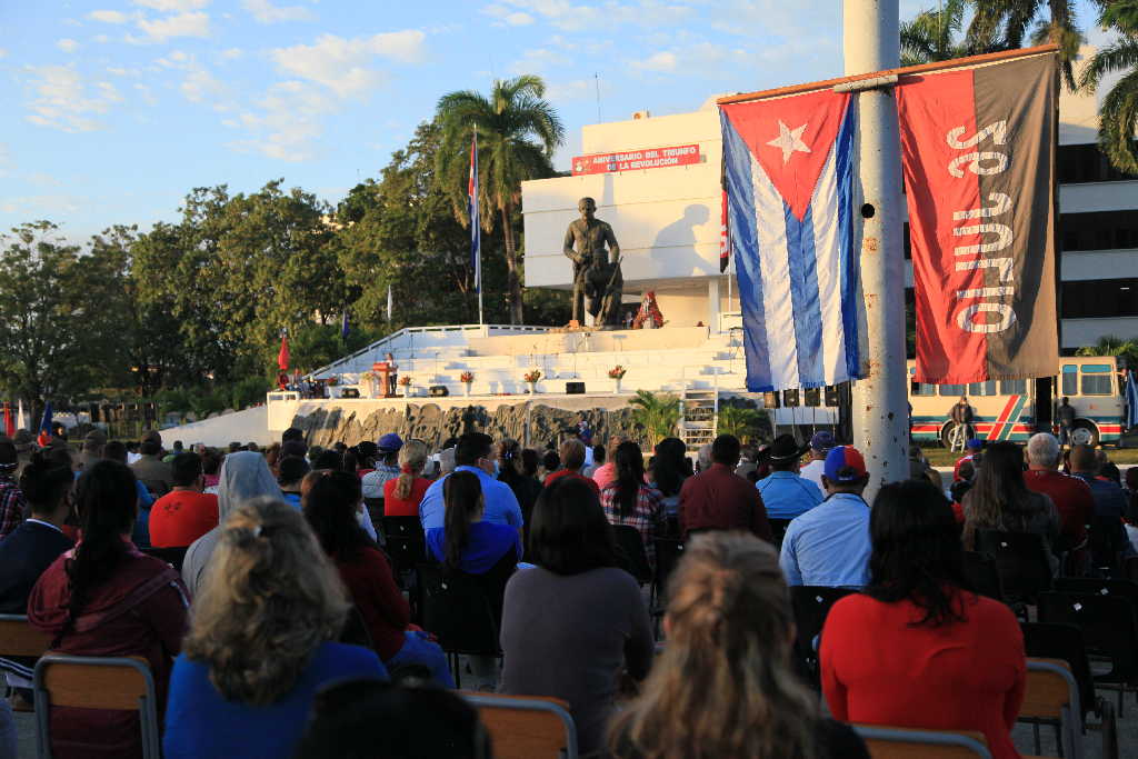 sancti spiritus, aniversario 62 del triunfo de la revolucion cubana, revolucion cubana