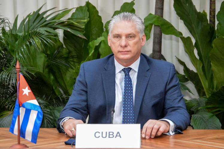 cuba, onu, asamblea general de la onu, covid-19, miguel diaz-canel