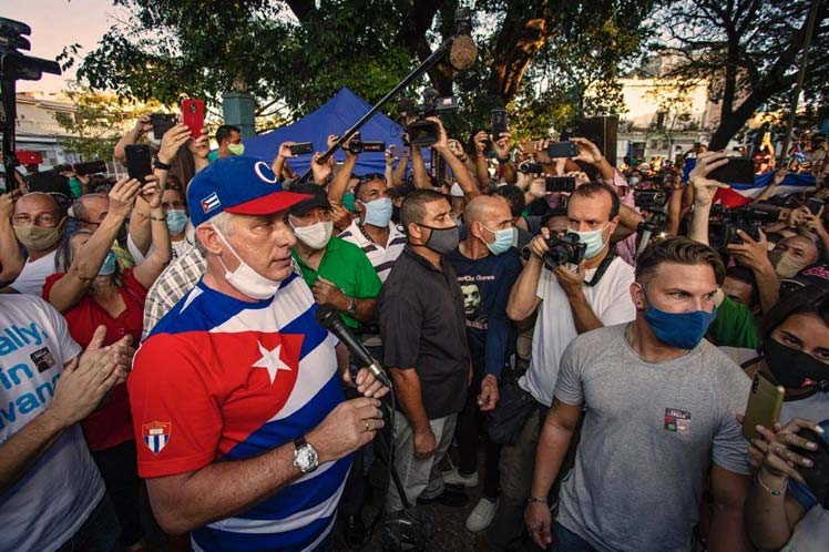 cuba, injerencia, subversion contra cuba, mafia anticubana, san isidro, miguel diaz-canel, presidente de la republica de cuba