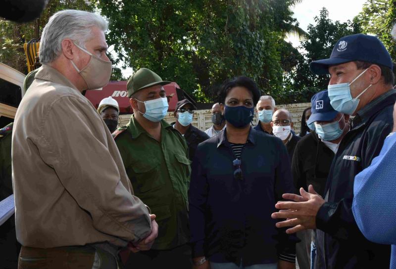 cuba, la habana, visita gubernamental, miguel diaz-canel, presidente e la republica de cuba, construccion de viviendas, produccion de alimentos, recursos hidraulicos, acueducto