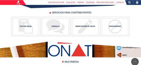 La página se convierte en una plataforma novedosa que permite realizar trámites en línea en su apartado de Servicios Para Contribuyentes.