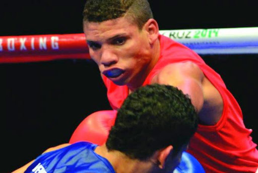 El boxeador Yosbany Veitía es uno de los aspirantes espirituanos con grandes posibilidades de integrar la comitiva olímpica cubana. (Foto: Ismael Batista Ramírez)