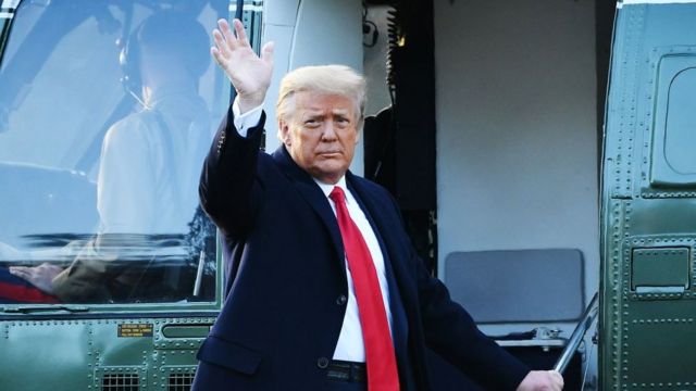 Good Bye: A las buenas o a las malas Donald Trump se tuvo que marchar de la Casa Blanca. 