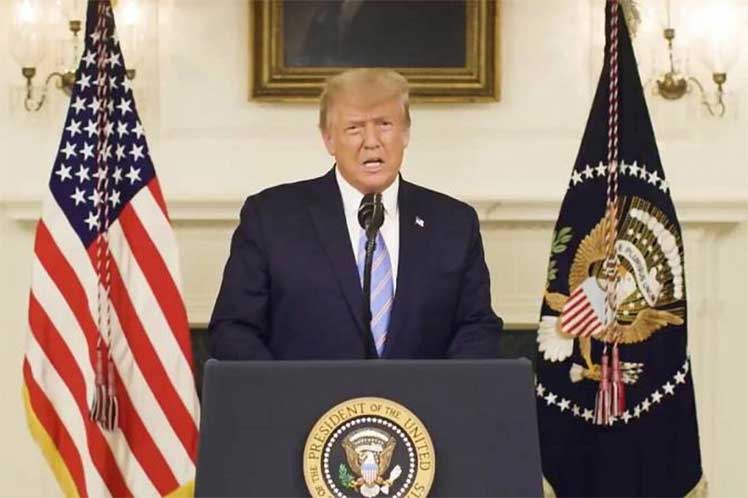 Me centraré ahora en asegurar una transición de poder tranquila, ordenada y sin problemas, prometió Trump. (Foto: PL)