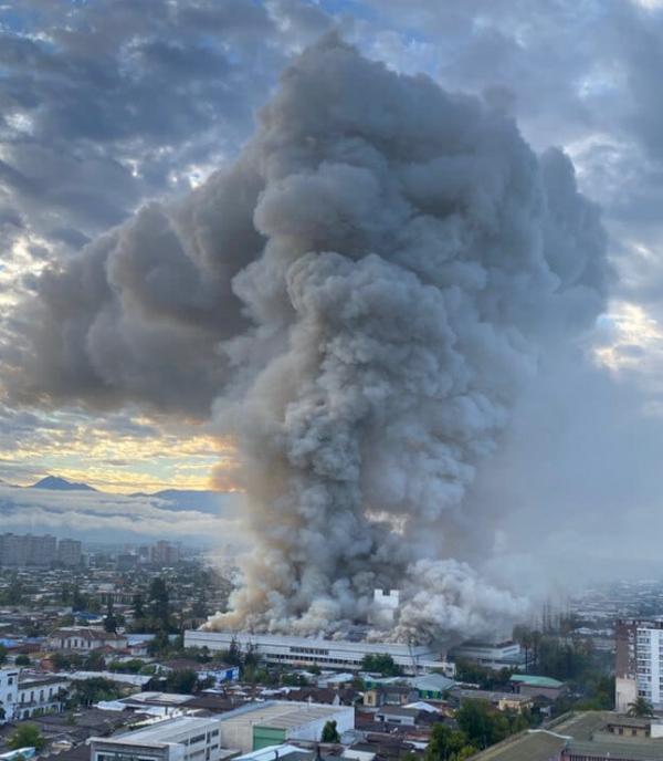 chile, incendio