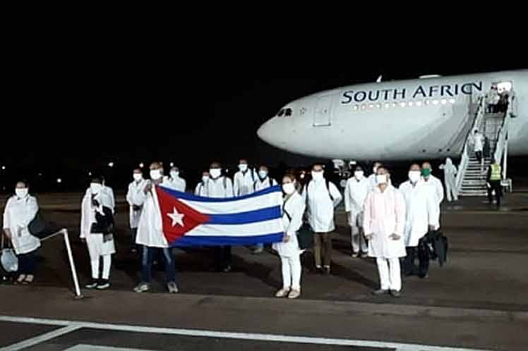 El Gabinete de Sudáfrica se sumó a la propuesta del Contingente Internacional Henry Reeve para el Premio Nobel de la Paz 2021. (Foto: PL)