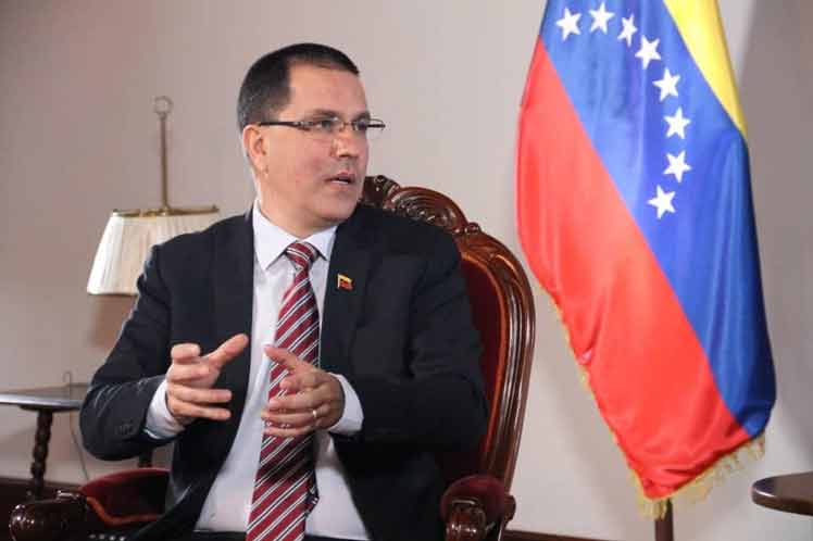 venezuela, jorge arreaza, venezuela-estados unidos, relaciones diplomaticas, bloque de eeuu a venezuela