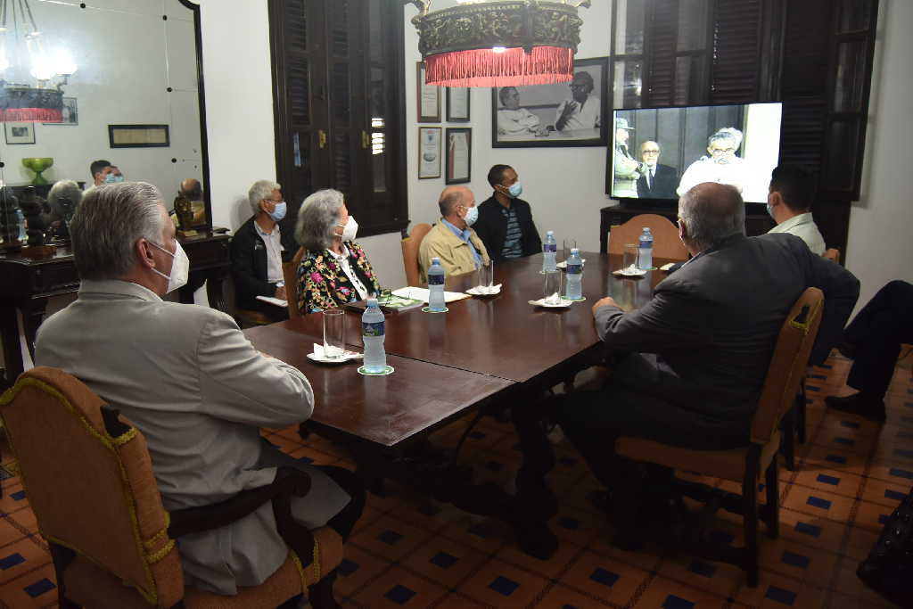 cuba, cultura, sede de la fundacion del nuevo cine latinoamericano, miguel diaz-canel, presidente de la republica de cuba