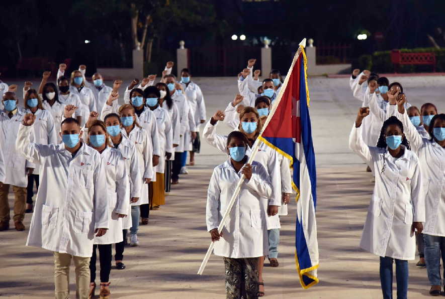 cuba, contingente henry reeve, medicos cubanos, catar, qatar, covid-19, pandemia mundial