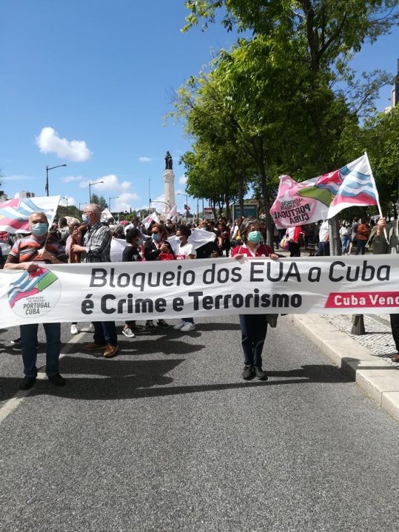 En Portugal, la solidaridad con Cuba también se hizo presente. (Foto: Sergio Manuel Ferreira Pereira)