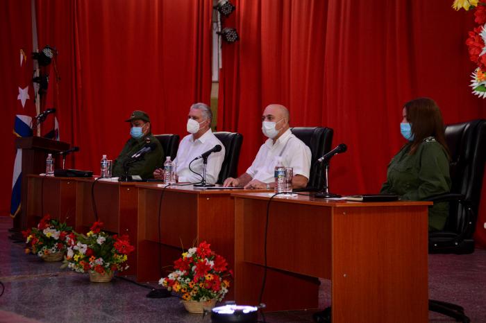 Lo más revolucionario dentro de la Revolución tiene que ser el Partido, aseguró Díaz-Canel en el Pleno del PCC en Cienfuegos. (Foto: Estudios Revolución)