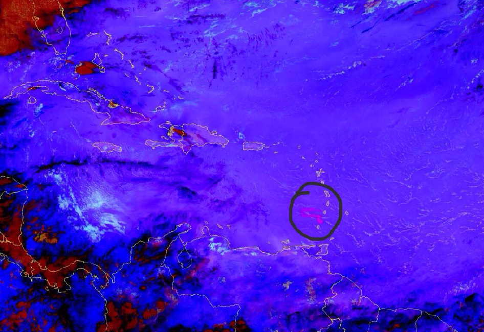 cuba, instituto de meteorologia, volcan, san vicente y las granadinas