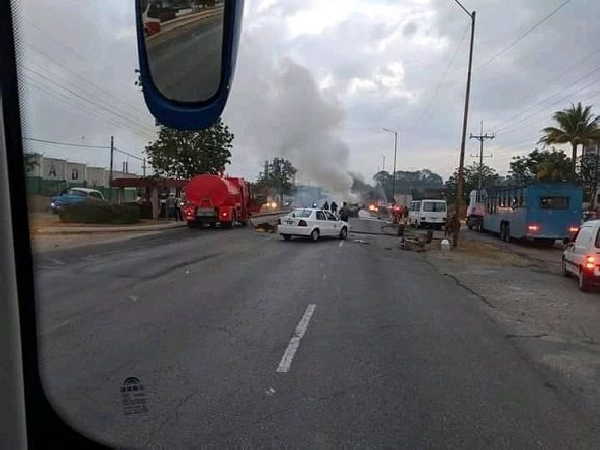 cuba, la habana, accidente masivo, accidente de transito, via blanca