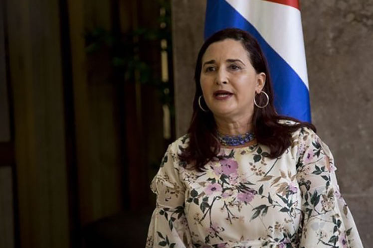 'Estados Unidos no tiene autoridad moral para hablarle a Cuba de derechos humanos', aseguró Johana Tablada. (Foto: PL)