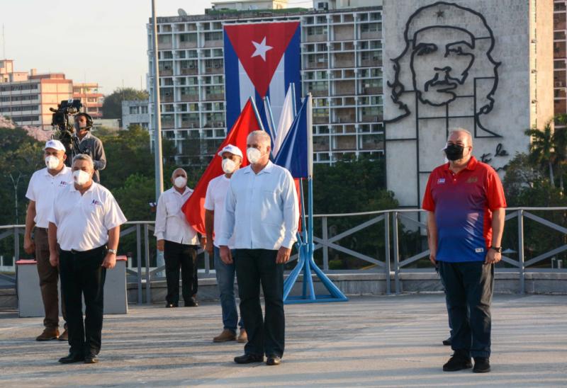 cuba, primero de mayo, dia internacional de los trabajadores, ctc, miguel diaz-canel