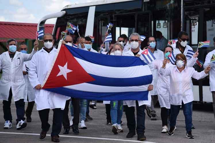 cuba, sudafrica, contingente henry reeve, covid-19, medicos cubanos