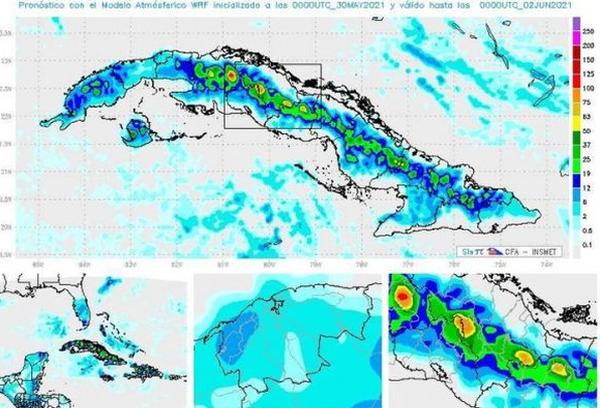 cuba, instituto de meteorologia, lluvian intensas, intensas lluvias, desastres naturales