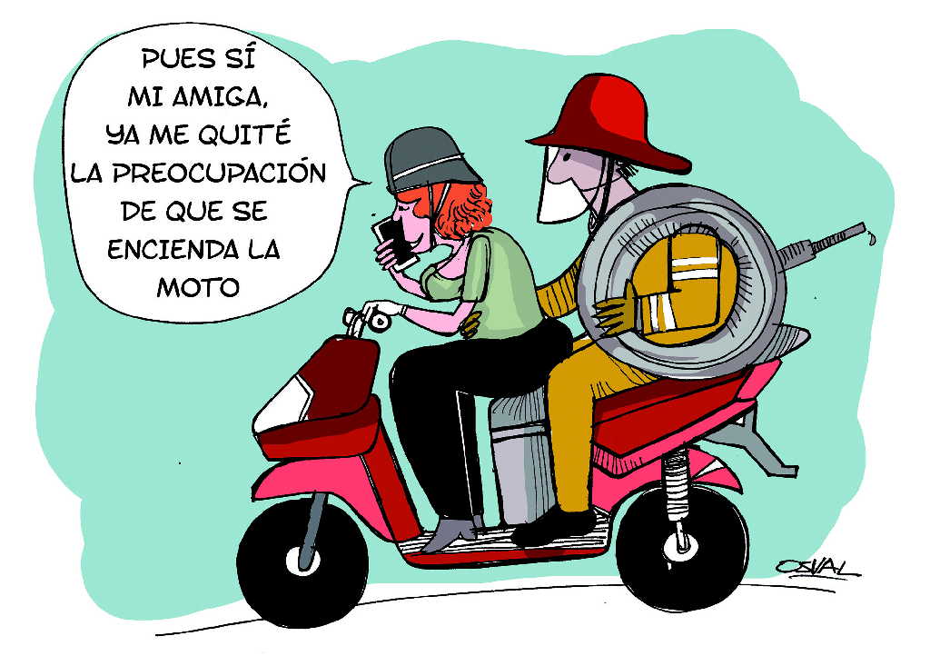 sancti spiritus, motorinas, motocicletas, incendio, explosion, salud publica