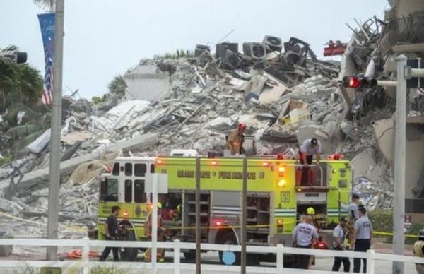 estados unidos, miami, edificio, derrumbe, muertes, bomberos