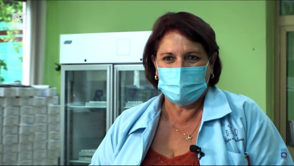 Doctora en Ciencias Irinia Valdivia Álvarez, Vicedirectora de Desarrollo y Producción de Diagnosticadores en el Centro de InmunoEnsayo.