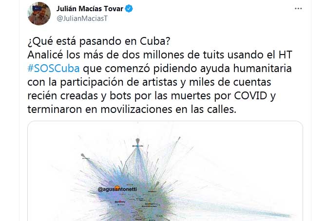 El investigador español Julián Macías Tovar señala como uno de los referentes de la operación al argentino Agustín Antonetti, quien ha sido una activo participante en las campañas en redes sociales contra los procesos de izquierda en América Latina.